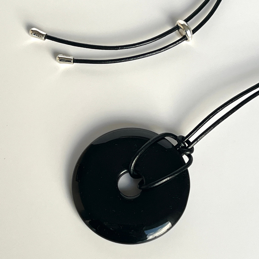 Black Agate Pendant