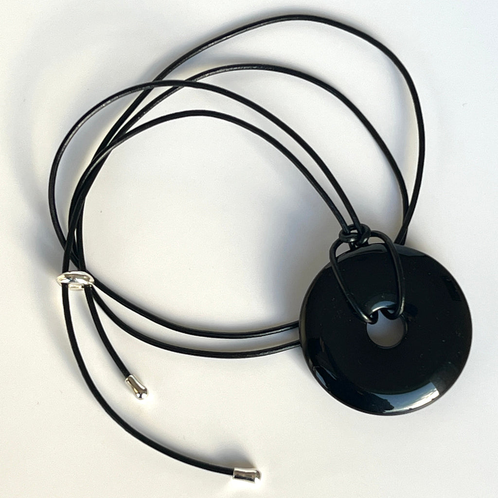 Black Agate Pendant