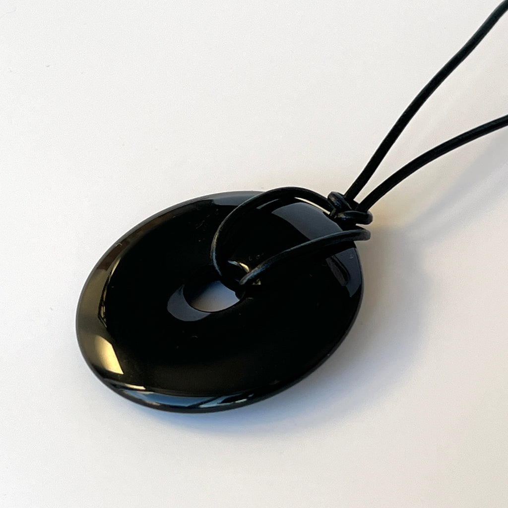 Black Agate Pendant