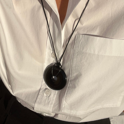 Black Agate Pendant
