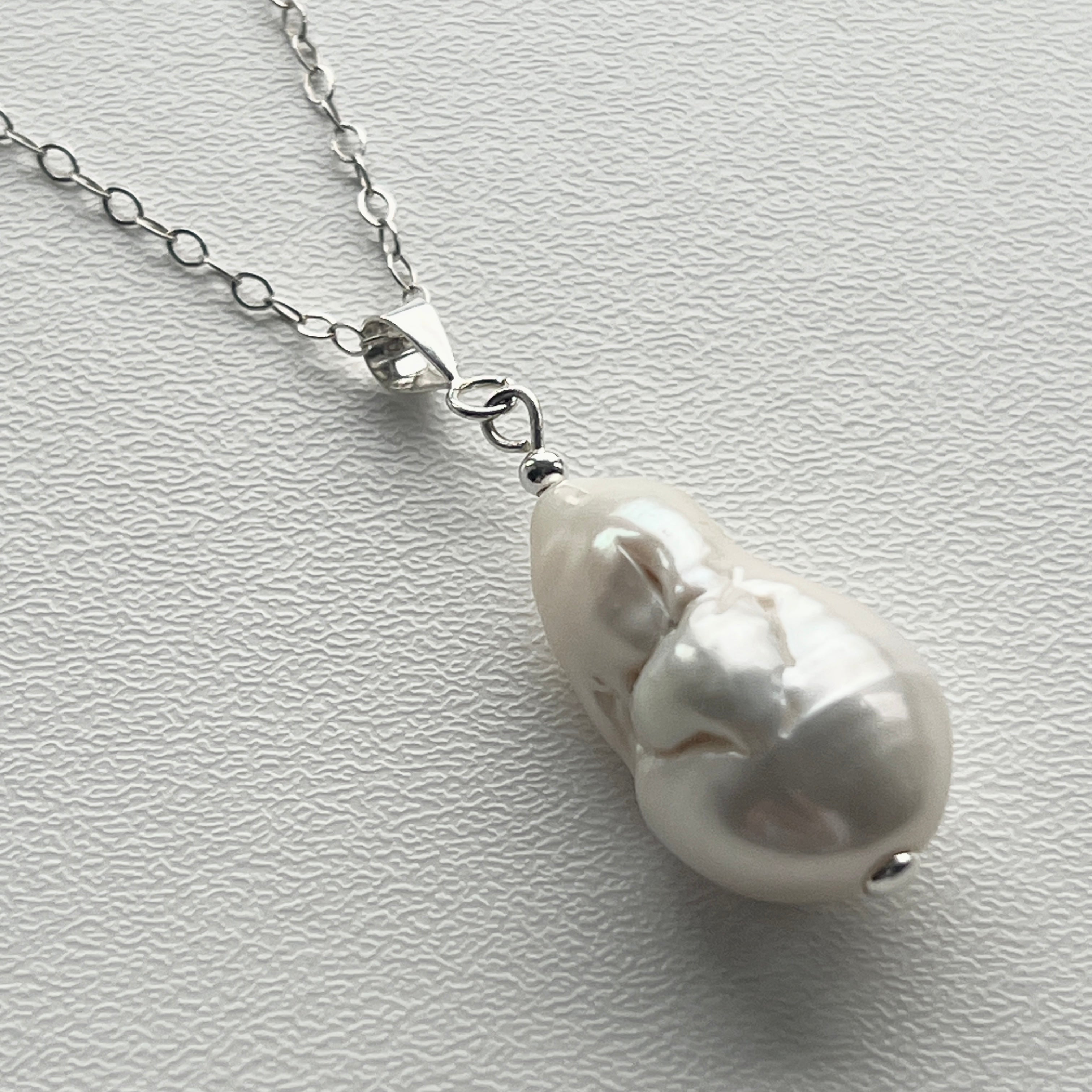 The Baroque Pearl Chain Necklace