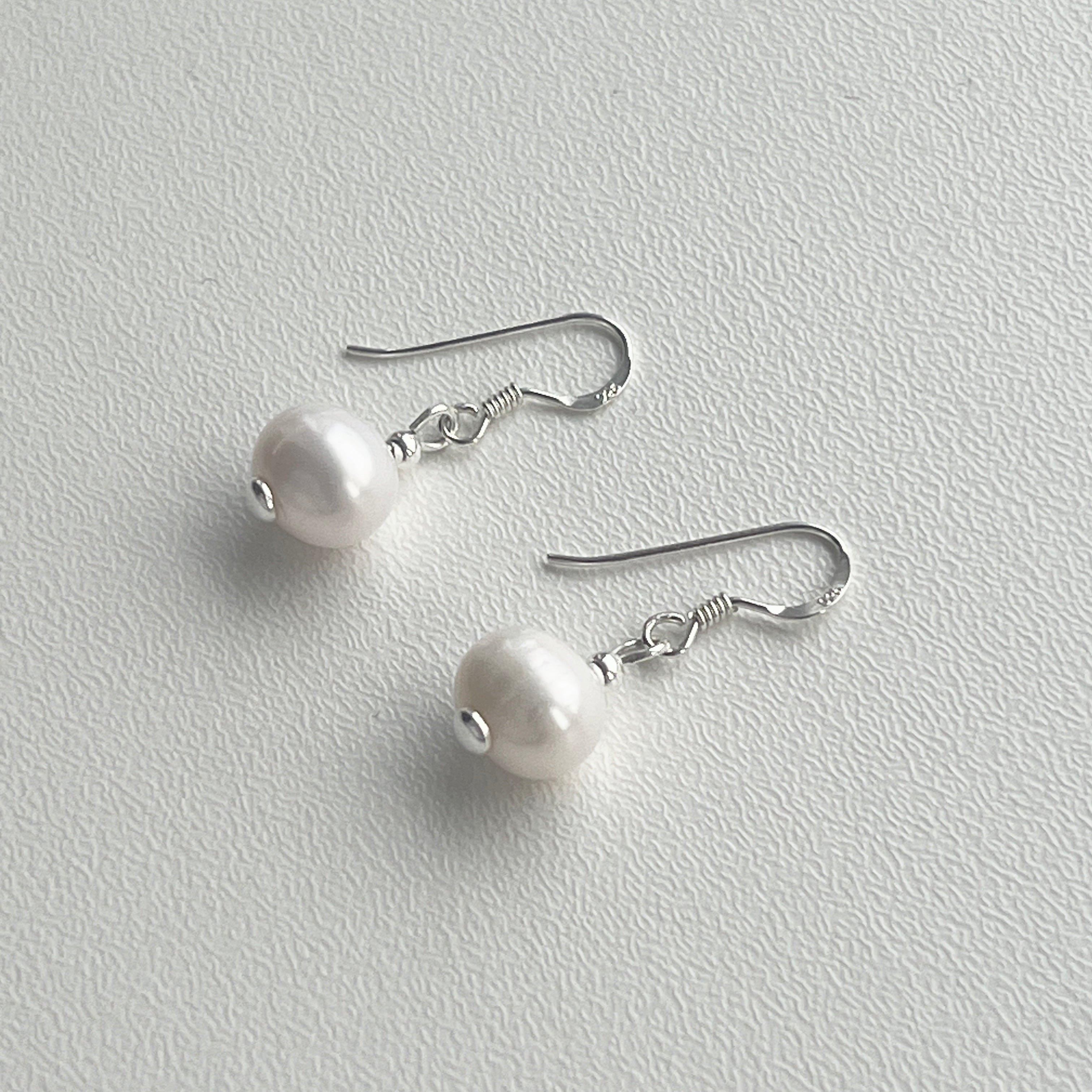 Pure Pearl Hooks Earrings