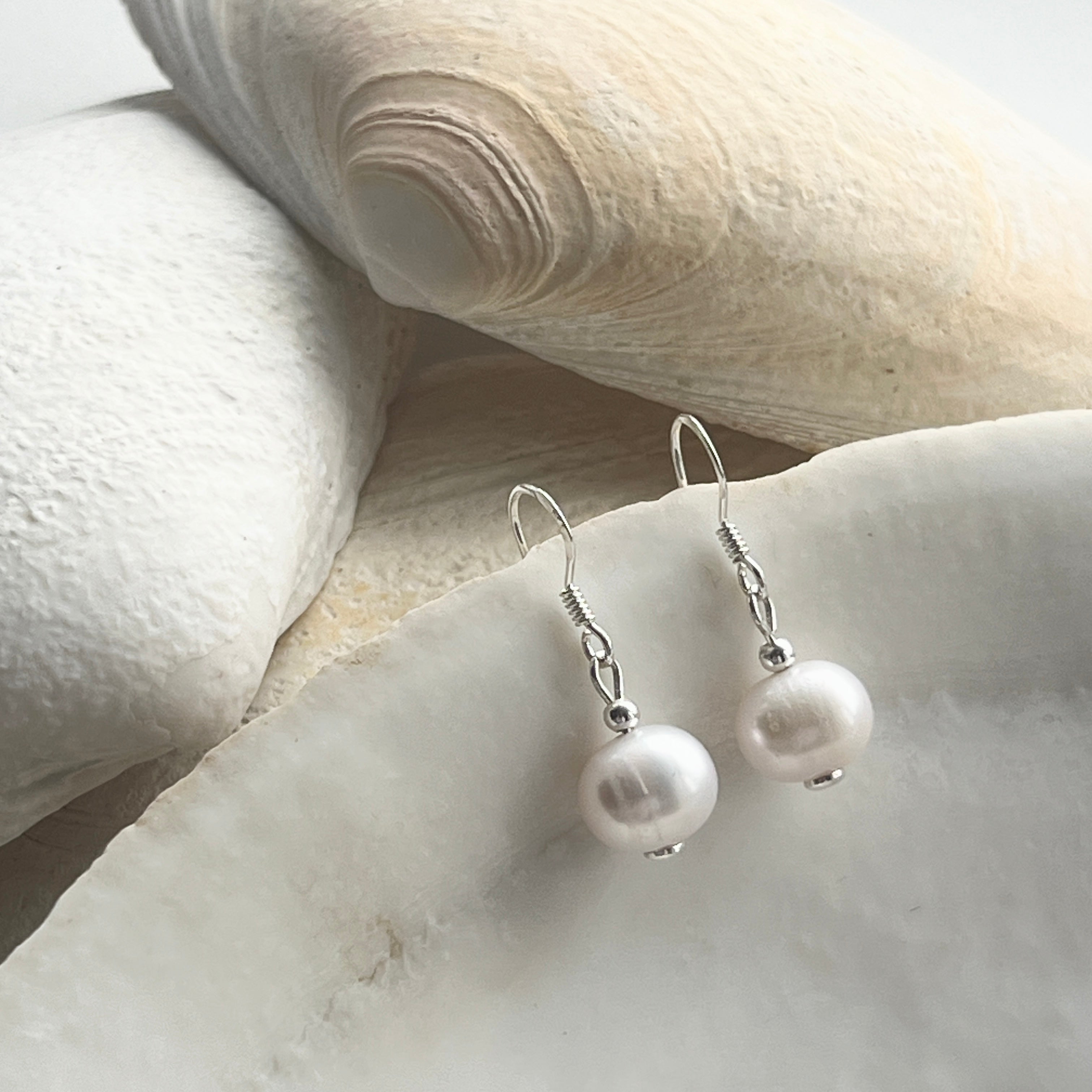 Pure Pearl Hooks Earrings